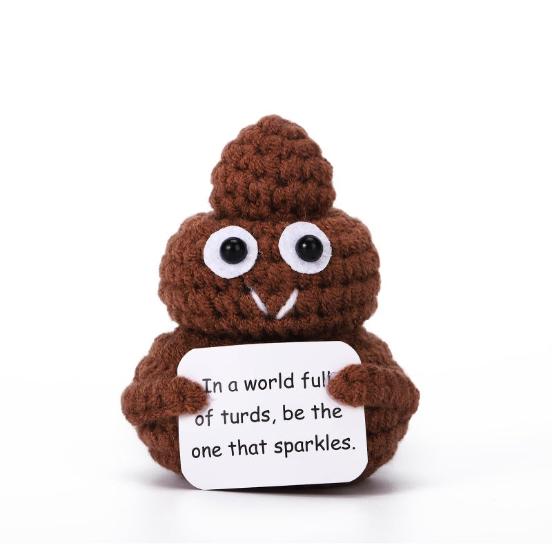i-Beeboo Funny Gag Gifts for Women Sister  Brother  Dad  Mom  Bestfriends Coworkers Teen Boy Cute Crochet Valentines Gifts  Small Gifts  Home Office Decor Christmas Stocking Stuffer (Gag) - Image 1
